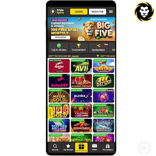 Join PrideSpins Casino Ghana – slots, live dealers, crash games and big jackpots.